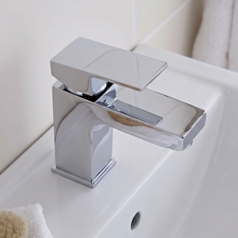 Prestige Element Mono Basin Mixer Tap with Clicker Waste - Chrome | Product Image