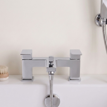 Prestige Element Bath Shower Mixer Tap with Shower Kit - Chrome | Product Image