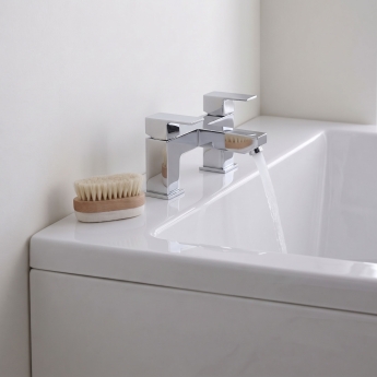 Prestige Element Bath Filler Tap Pillar Mounted - Chrome | Product Image