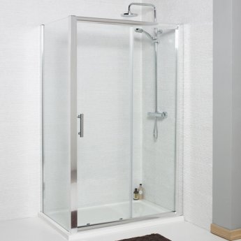 Prestige KV6 Sliding Shower Door - 6mm Glass