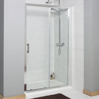 Prestige KV6 Sliding Shower Door 1000mm Wide - 6mm Glass