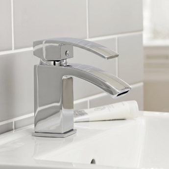 Prestige Flair Mono Basin Mixer Tap with Click Waste - Chrome | Product Image
