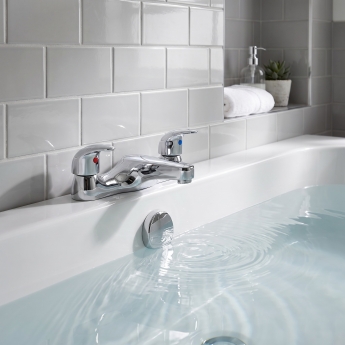 Prestige G4K Deck Mounted Bath Filler Tap - Chrome | Product Image