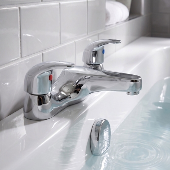 Prestige G4K Deck Mounted Bath Filler Tap - Chrome | Product Image