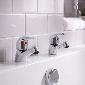 Prestige G4K Bath Taps Pair - Chrome | Product Image