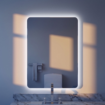 Prestige Garda LED Bathroom Mirror 700mm H x 500mm W | Product Image