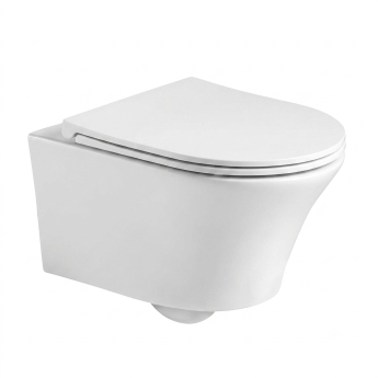 Prestige Kameo Rimless Wall Hung Toilet (inc Soft Close Seat) | Product Image