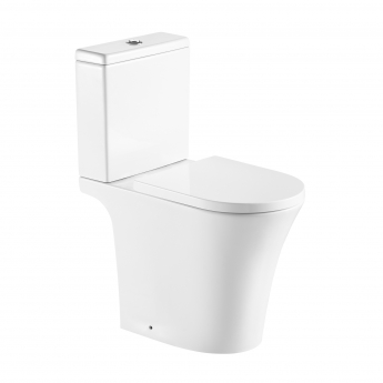 Prestige Kameo Comfort Height Close Coupled Toilet with Push Button Cistern - Soft Close Seat
