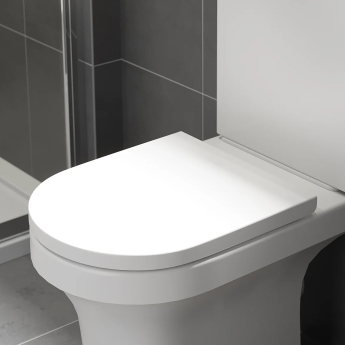 Prestige Kameo Rimless Back to Wall Toilet (inc Wrapover Soft Close Seat) | Product Image
