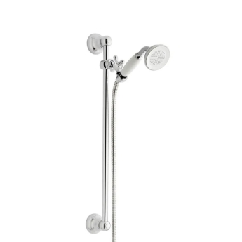 Prestige Klassique Option 1 Thermostatic Concealed Shower Valve with Adjustable Slide Rail Kit - Chrome | Product Image