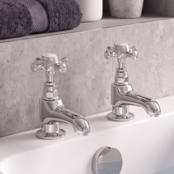 Prestige Klassique Bath Taps Pair Chrome | Product Image