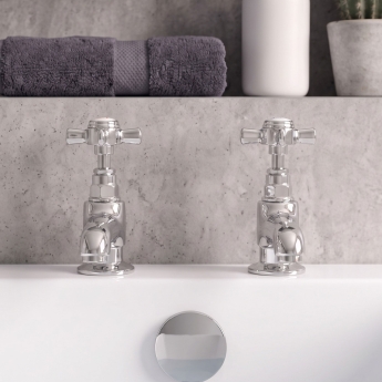 Prestige Klassique Bath Taps Pair Chrome | Product Image