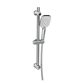 Prestige Kolt Thermostatic Concealed Shower Valve with Adjustable Slide Rail Kit and Fixed Head - Chrome | Product Image