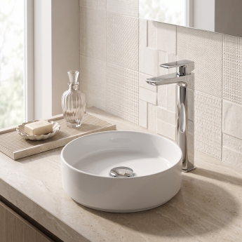 Prestige Kolt Tall Mono Basin Mixer Tap - Chrome | Product Image