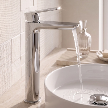 Prestige Kolt Tall Mono Basin Mixer Tap - Chrome | Product Image
