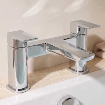 Prestige Kolt Bath Filler Tap Pillar Mounted - Chrome | Product Image