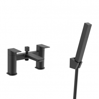 Prestige Kolt Bath Shower Mixer Tap with Shower Kit - Matt Black