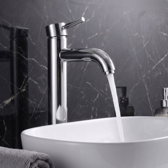 Prestige Kore Tall Mono Basin Mixer Tap - Chrome | Product Image