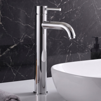 Prestige Kore Tall Mono Basin Mixer Tap - Chrome | Product Image