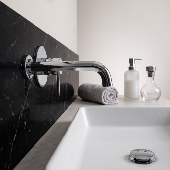Prestige Kore Wall Mounted Basin Mixer Tap - Chrome | Product Image