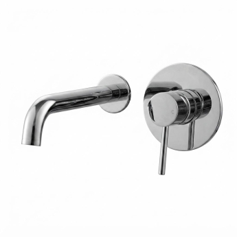 Prestige Kore Wall Mounted Basin Mixer Tap - Chrome | Product Image