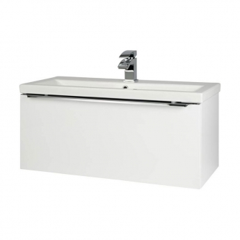 Prestige Kore 800mm 1-Drawer Wall Hung Vanity Unit | Product Image