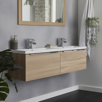 Prestige Kore 1200mm 2-Drawer Wall Hung Vanity Unit | Product Image