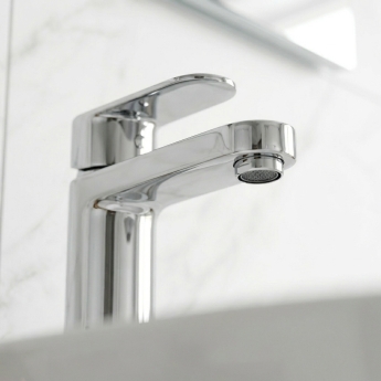 Prestige Logik Mono Basin Mixer Tap with Click Waste - Chrome | Product Image