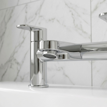 Prestige Logik Bath Filler Tap Pillar Mounted - Chrome | Product Image