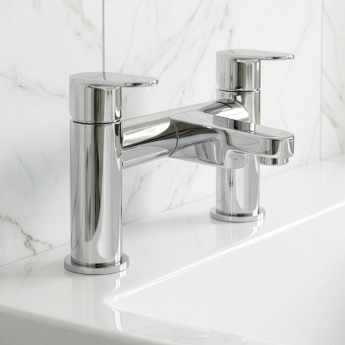 Prestige Logik Bath Filler Tap Pillar Mounted - Chrome | Product Image
