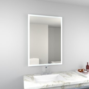 Prestige Manton LED Bathroom Mirror 700mm H x 500mm W