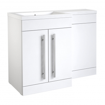Prestige Matrix 1100mm 2-Door Toilet and Basin Combination Unit