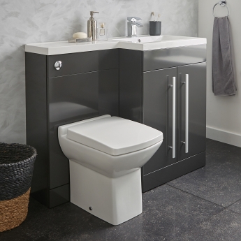 Prestige Matrix 1100mm 2-Door Toilet and Basin Combination Unit