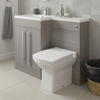 Prestige Matrix 1100mm 2-Door Toilet and Basin Combination Unit | Product Image