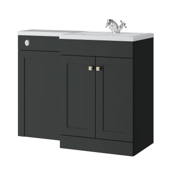Prestige Merit 1100mm 2-Door Toilet and Basin Combination Unit | Product Image