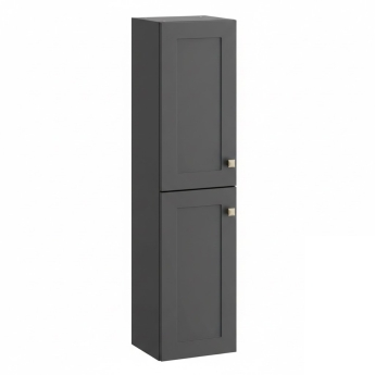 Prestige Merit 300mm Wall Hung 2-Door Tall Storage Unit | Product Image