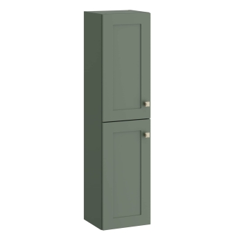 Prestige Merit 300mm Wall Hung 2-Door Tall Storage Unit | Product Image