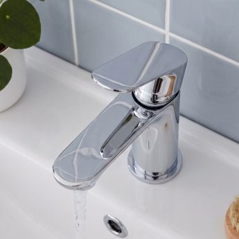 Prestige Mirage Mini Mono Basin Mixer Tap with Click Waste - Chrome | Product Image