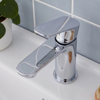 Prestige Mirage Mini Mono Basin Mixer Tap with Click Waste - Chrome | Product Image