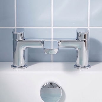 Prestige Mirage Bath Filler Tap Pillar Mounted - Chrome | Product Image