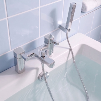 Prestige Mode Bath Shower Mixer with Shower Kit Chrome | Product Image