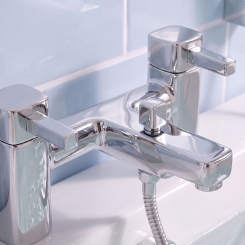 Prestige Mode Bath Shower Mixer with Shower Kit Chrome | Product Image