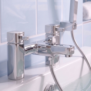 Prestige Mode Bath Shower Mixer with Shower Kit Chrome | Product Image