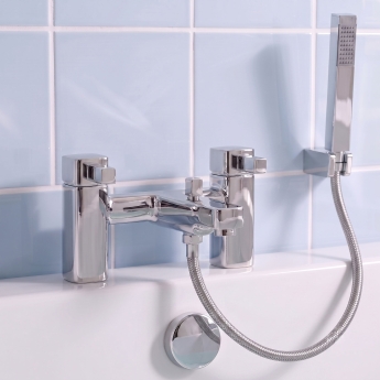 Prestige Mode Bath Shower Mixer with Shower Kit Chrome | Product Image