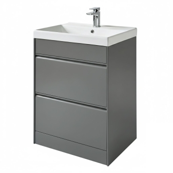 Prestige Note 600mm 2-Drawer Floor Standing Vanity Unit | Product Image
