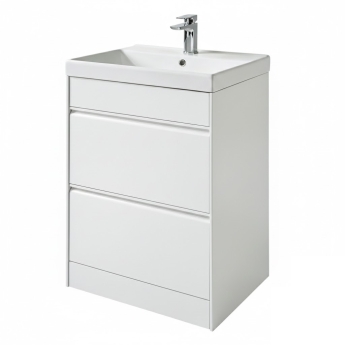 Prestige Note 600mm 2-Drawer Floor Standing Vanity Unit | Product Image