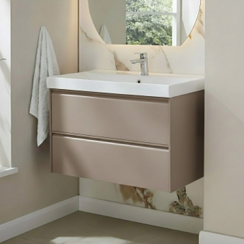 Prestige Note 2-Drawer Wall Hung Vanity Unit | Product Image