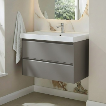Prestige Note 2-Drawer Wall Hung Vanity Unit | Product Image