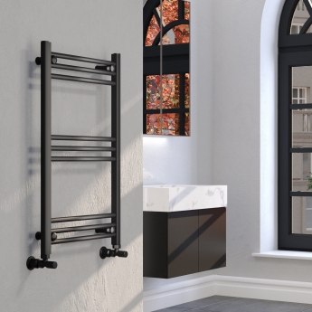Prestige Ontario Designer Aluminium Heated Ladder Towel Rail