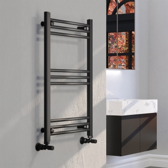Prestige Ontario Designer Aluminium Heated Ladder Towel Rail